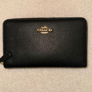 Coach zip wallet
